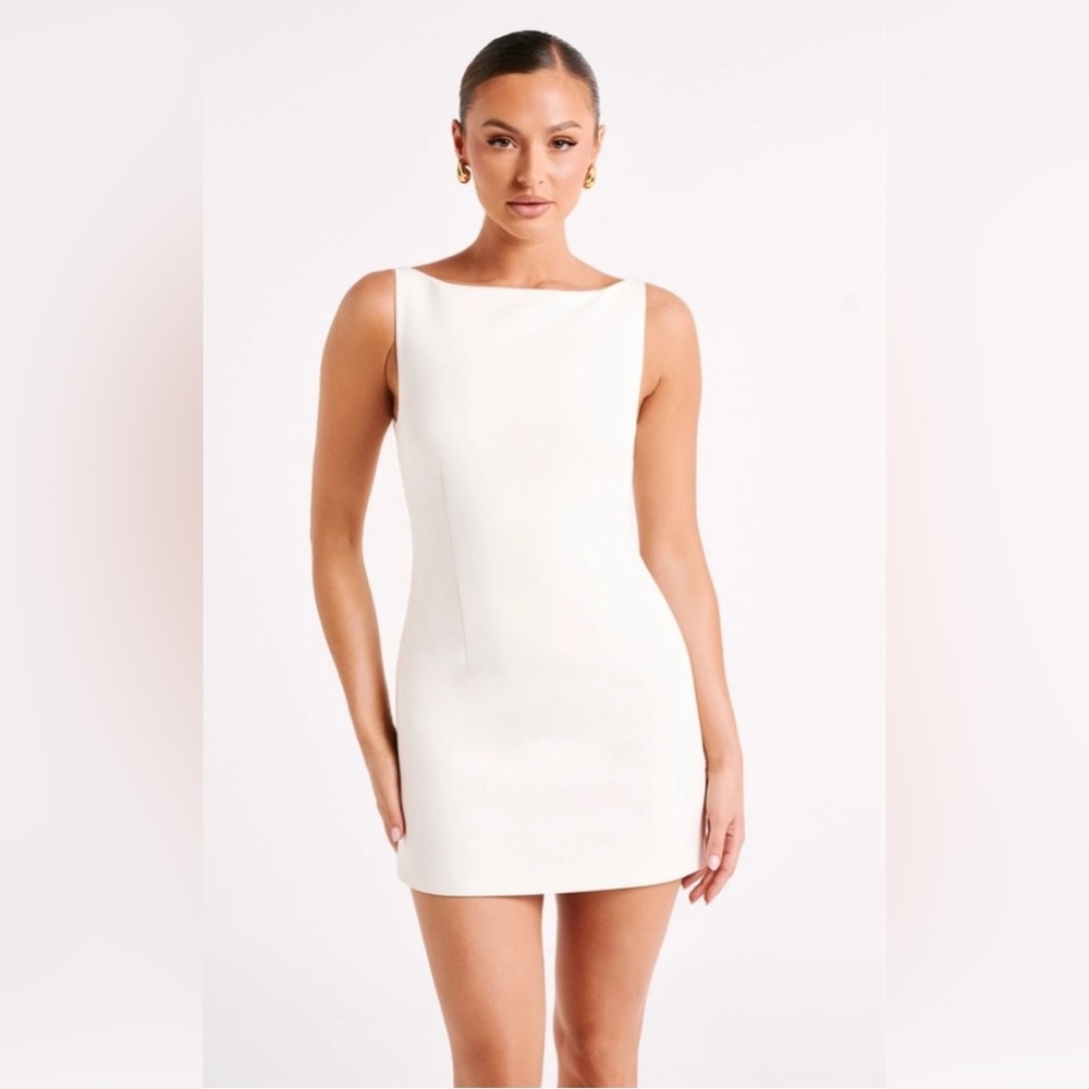 NWT Meshki Angela Suiting Mini Dress